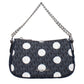 Blue Fabric Handbag