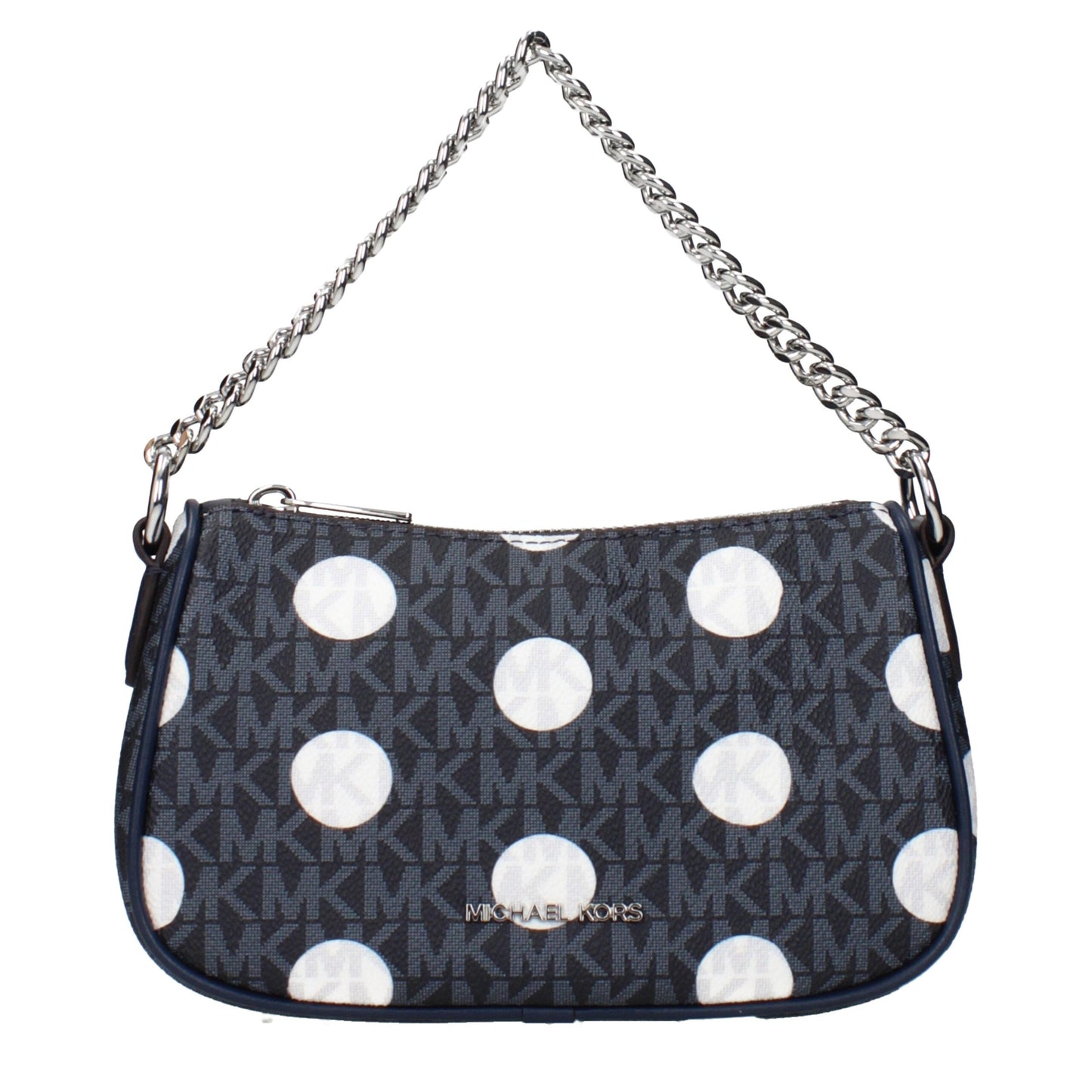Blue Fabric Handbag