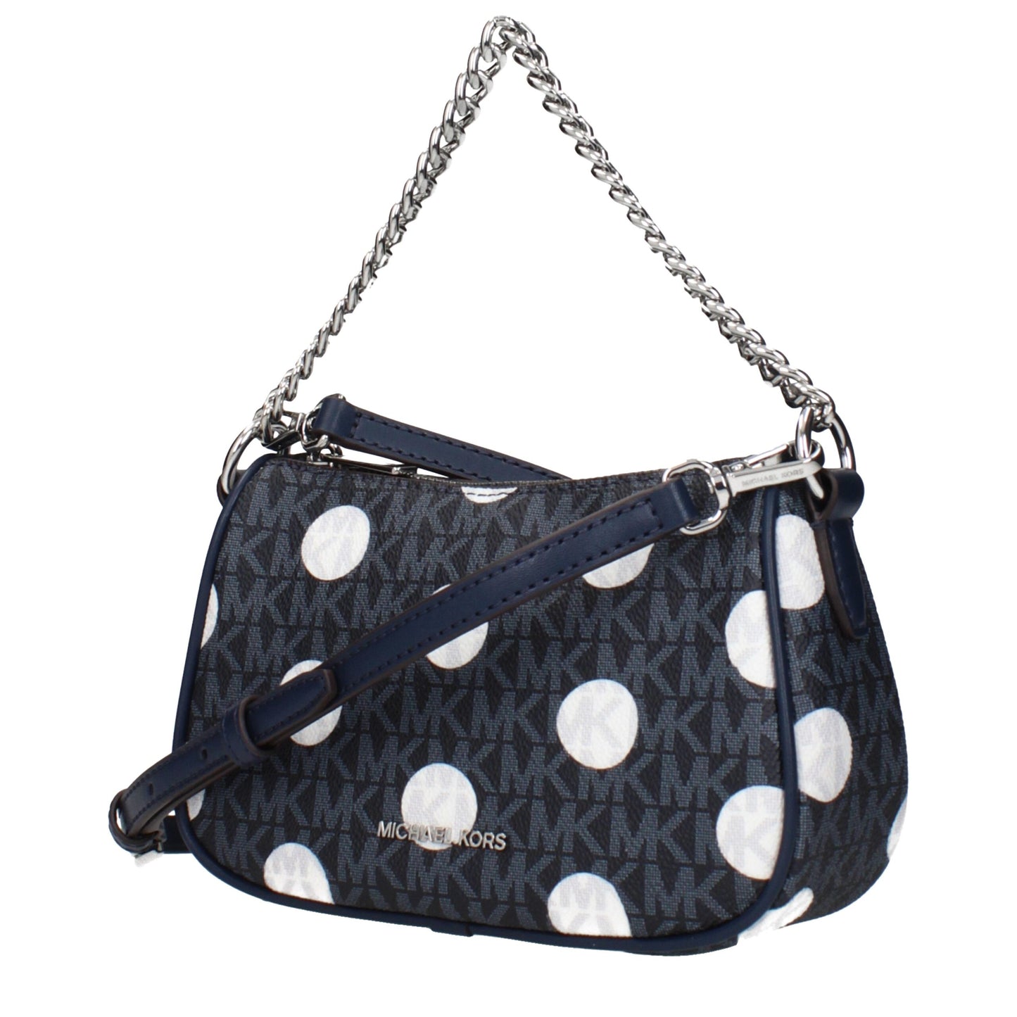 Blue Fabric Handbag