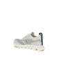 White Polyester Athletic Sneakers