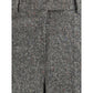 Gray Wool Casual Pants