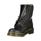 Black Leather Unisex Ankle Boot