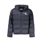 Blu Poliammide Men's Jacket