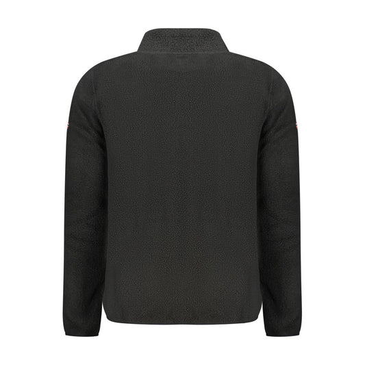 Black Polyester Men's Sweatshirt