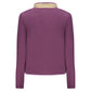 Purple Polyester Sweatshirt