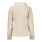 Beige Cotton Women Sweatshirt