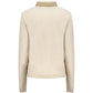 Beige Polyester Sweatshirt