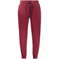 Purple Cotton Men's Tracksuit Pants