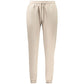 Beige Cotton Women Sweatpant