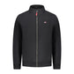 Black Cotton Men Sweatshirt