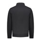 Black Cotton Men Sweatshirt