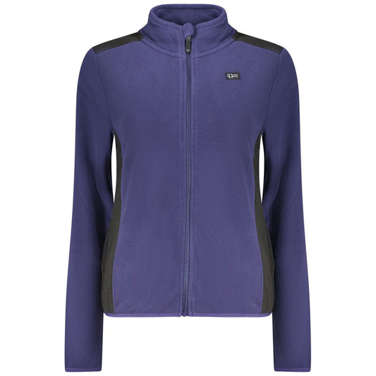 Blue Polyester Sweatshirt