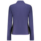 Blue Polyester Sweatshirt