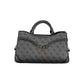Black Polyurethane Women's Handbag