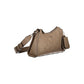 Beige Polyurethane Women's Crossbody Bag