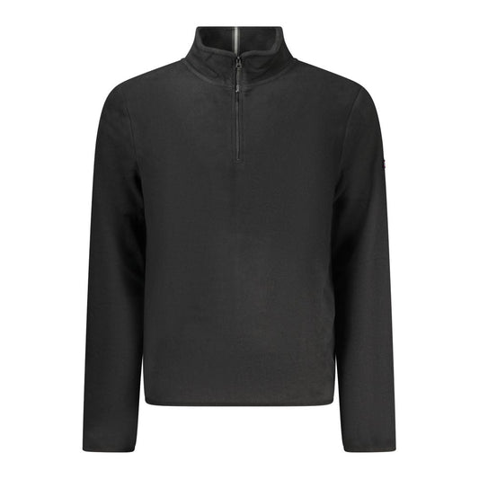 Black Polyester Men's Sweatshirt