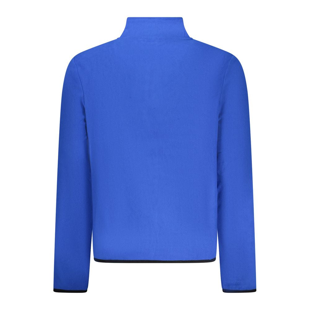 Blue Polyester Men Sweater
