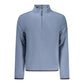 Blue Polyester Men Sweater