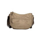 Beige Polyester Women's Shoulder Bag