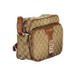 Beige Polyester Women Handbag