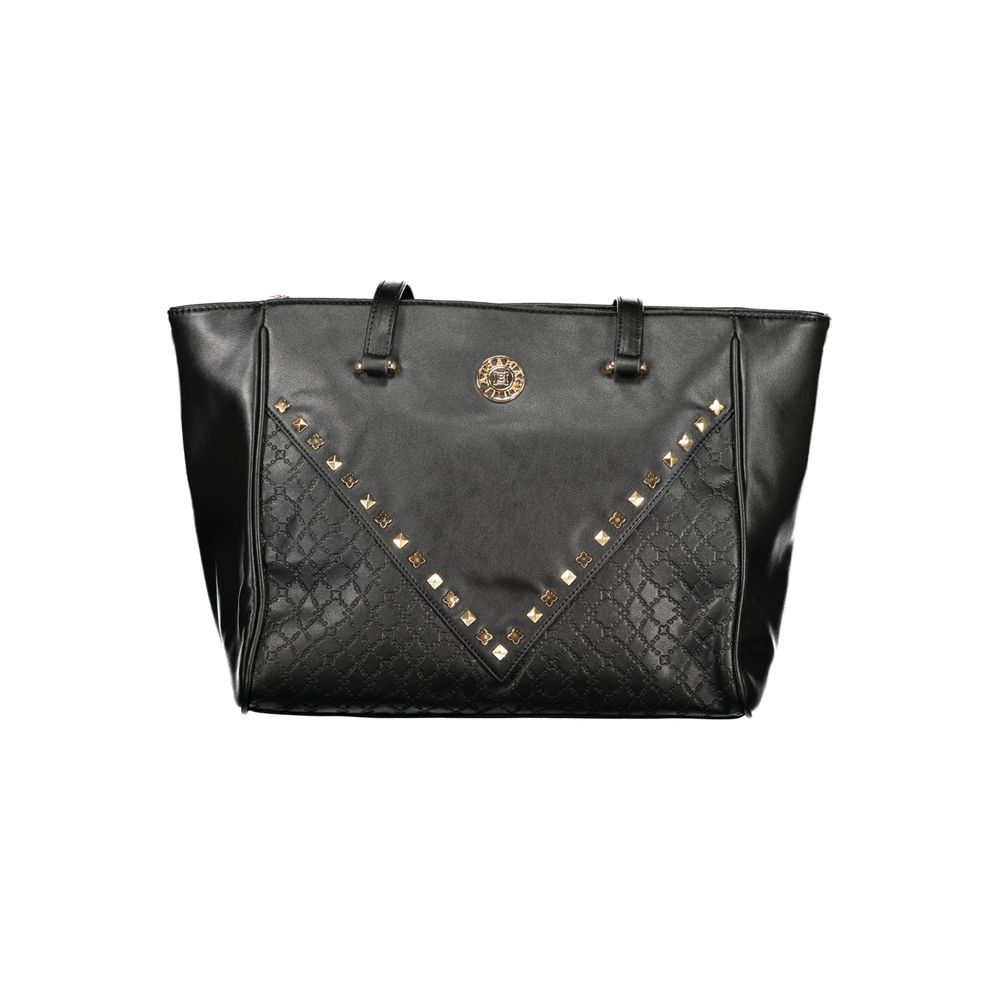 Black PVC Women Handbag