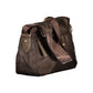 Marrone Polyester Women Handbag