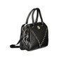 Black PVC Women Handbag