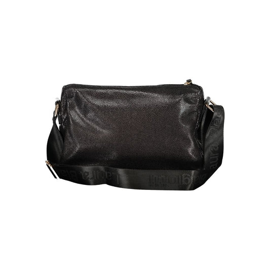 Black Polyester Women's Handbag