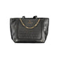 Black PVC Women Handbag