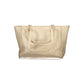 Beige PVC Women Handbag