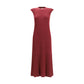 Bordeaux Cashmere Casual Dress