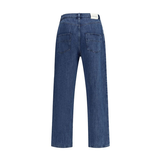 Blue Cotton Jeans Denim