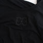 Elegant Black Tank Top with Logo Detail
