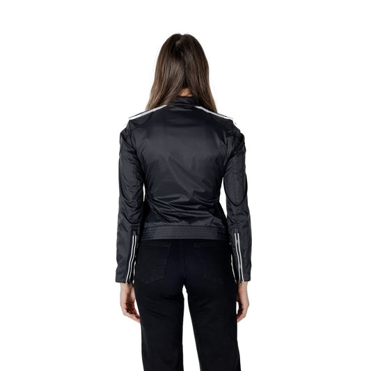 Black Polyamide Biker Jacket