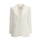 White Silk Blazer