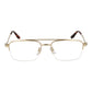 Gold Men Glasses Frame