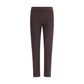 Brown Polyamide Casual Pants