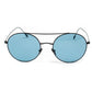 Blue Metal Sunglasses