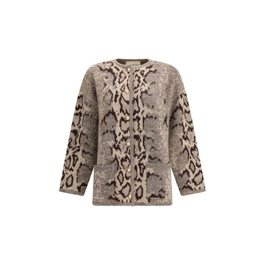 Animalier Cashmere Cardigan