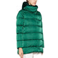 Green Polyester Coat
