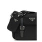 Black Polyamide Shoulder Bag
