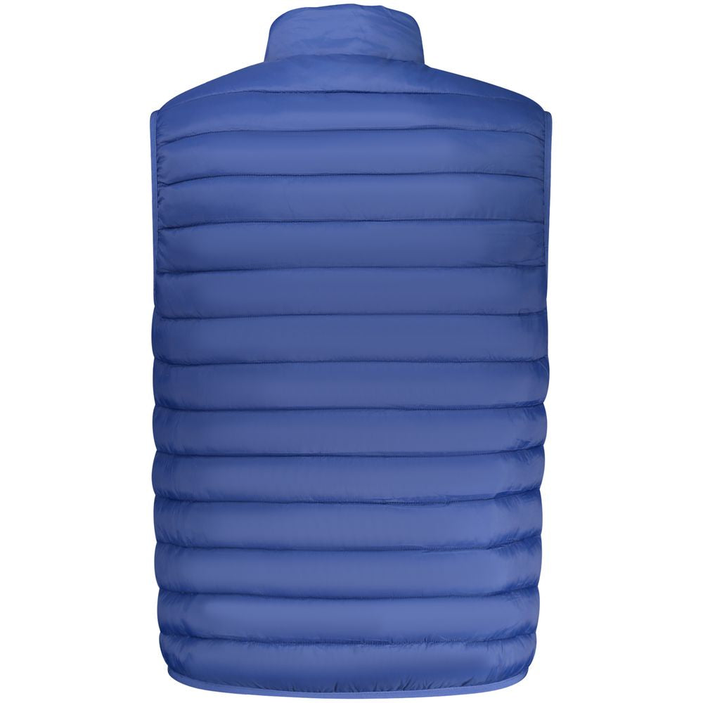 Blue Polyamide Men Jacket