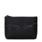 Black Satin Clutch Bag