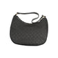 Black Polyester Women Handbag