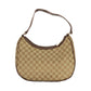 Beige Polyester Women Handbag