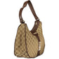 Beige Polyester Women Handbag