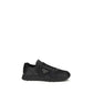 Black Recycled Polyamide Athletic Sneakers