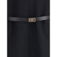 Black Viscose Casual Dress