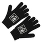 Black Virgin Wool Knit Hands Mitten Men Gloves