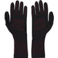 Black DG Logo Cotton Hands Mitten Men Gloves